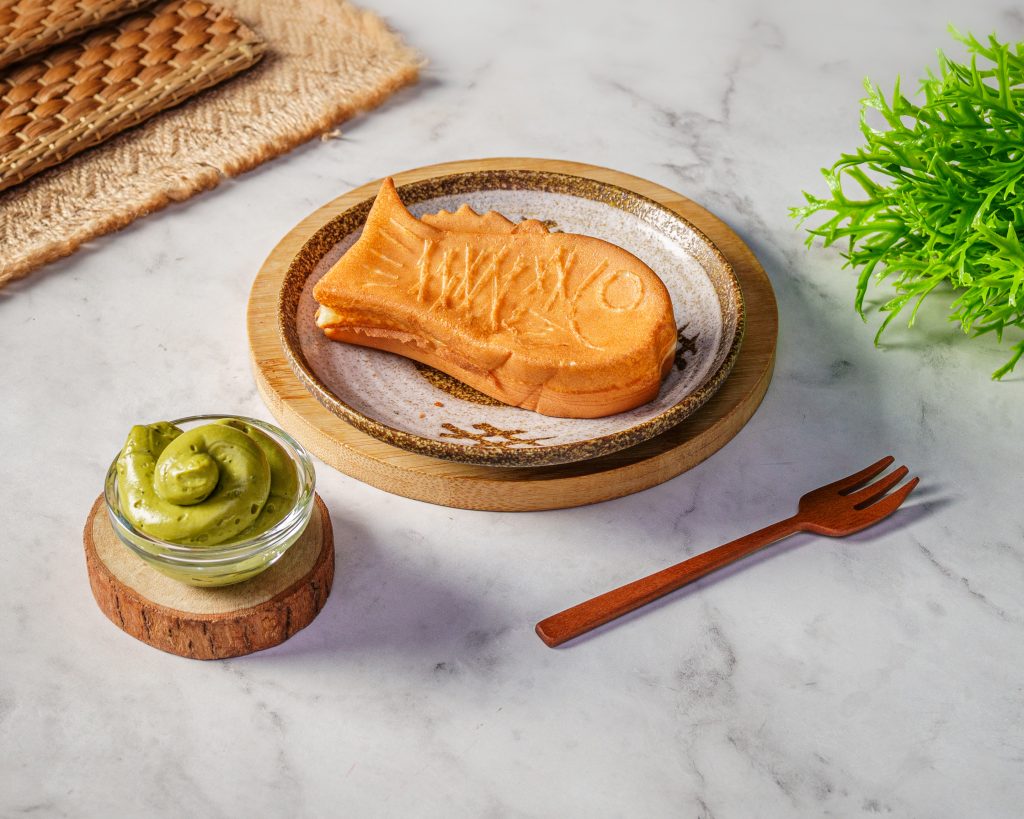 拾山-抹茶卡士達鯛魚燒